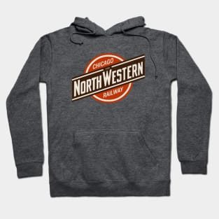 Chicago and North Western Railroad Hoodie